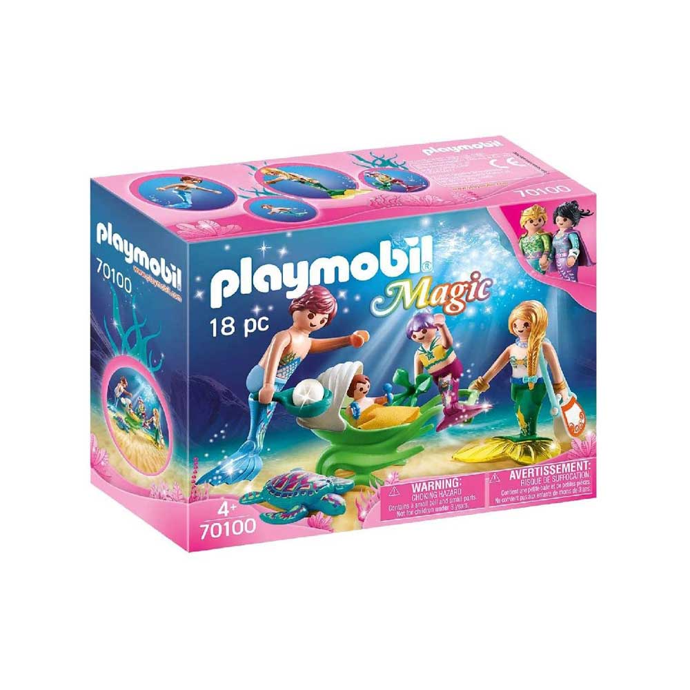 Køb Playmobil Havfrue-familie på - nr. 70100